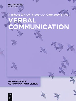 cover image of Verbal Communication